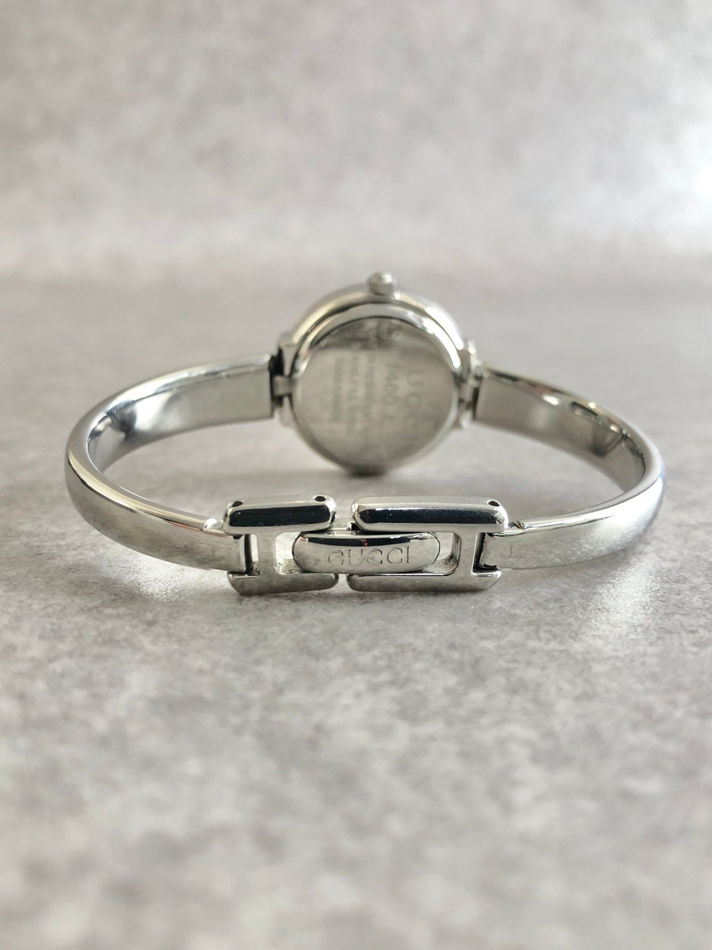 GUCCI Watch Silver 1400L Vintage dzeg23