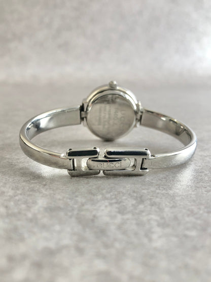 GUCCI Watch Silver 1400L Vintage dzeg23