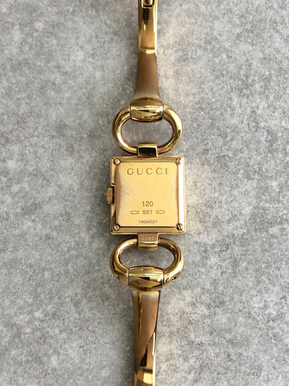 GUCCI Quartz Watch Gold Vintage gtrsvm