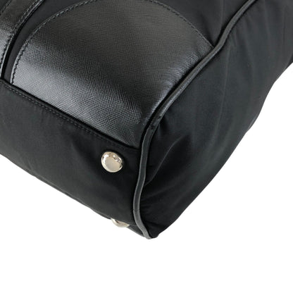 PRADA Tessuto Triangle Logo Totebag Black Vintage ivus2k