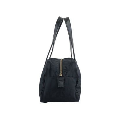 CHANEL New Travel Line Handbag Black Vintage x2dwvn
