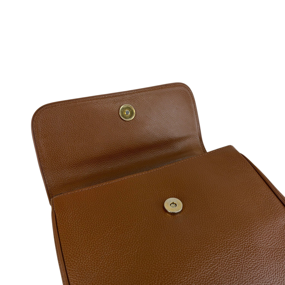 CELINE Toggle Clasp Two-way Handbag Shoulder bag Brown Vintage p67n53