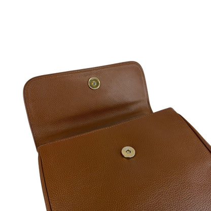 CELINE Toggle Clasp Two-way Handbag Shoulder bag Brown Vintage p67n53