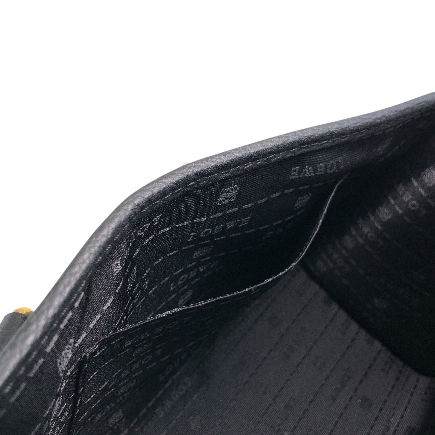 LOEWE Anagram Turn Lock Two-way Small Boston bag Shoulder bag Black Vintage v54wyi