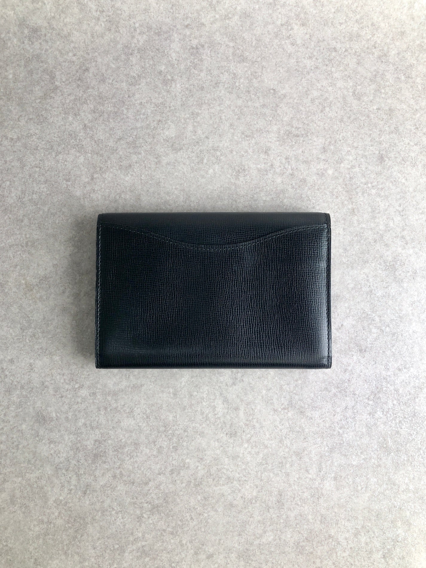 Christian Dior Logo Coin Purse Wallet Black Vintage szkyzx