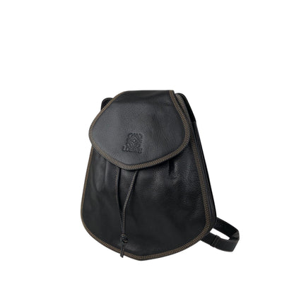 LOEWE Anagram Backpack Black Vintage 53w2pp