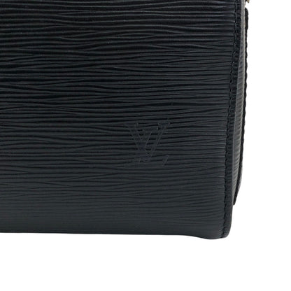 LOUIS VUITTON Epi Small Boston bag Handbag Black Vintage abz8nz