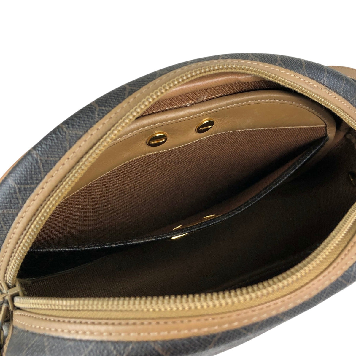 Christian Dior Honeycomb Pattern Shoulder bag Black Vintage nz4vwk