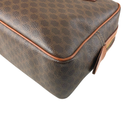 CELINE Macadam Blason Two-way Handbag Shoulder bag Brown Vintage 58rwg8
