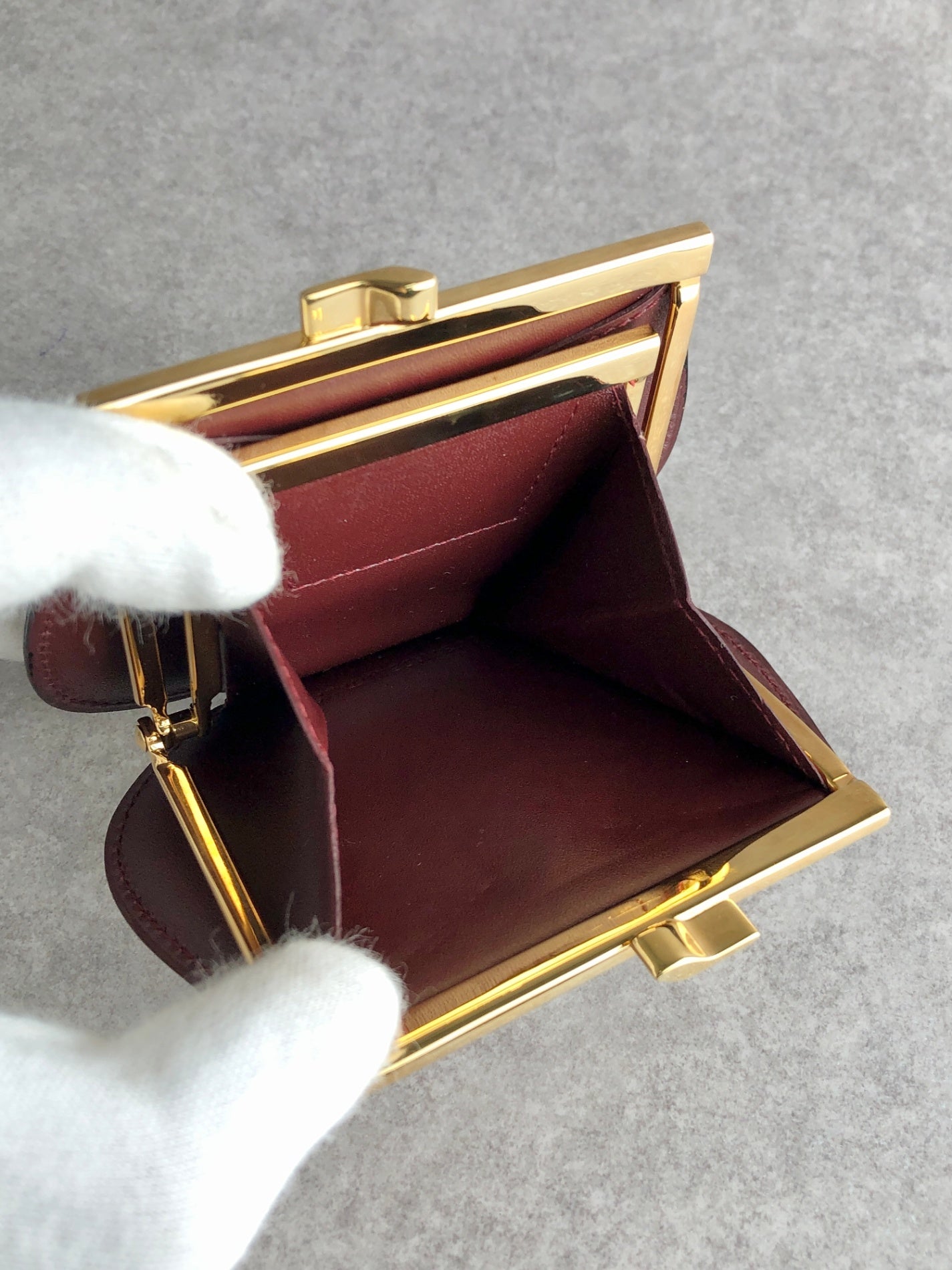 Cartier Coin Purse Bordeaux Vintage tbepi6