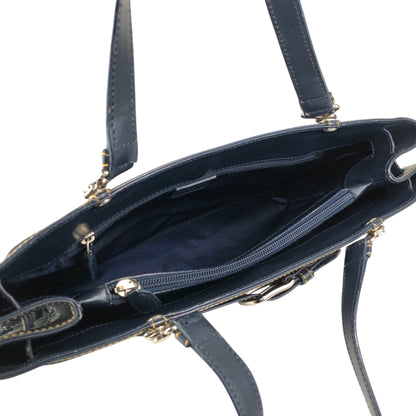 Christian Dior Trotter Handbag Navy Vintage twjy5h