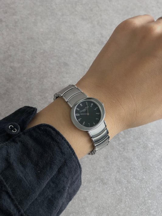 Christian Dior Quartz Watch Silver D76-100.1 Vintage 5hdzuk