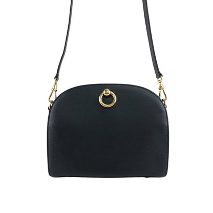 CELINE Gancini Shoulder bag Black Vintage 58rxc5