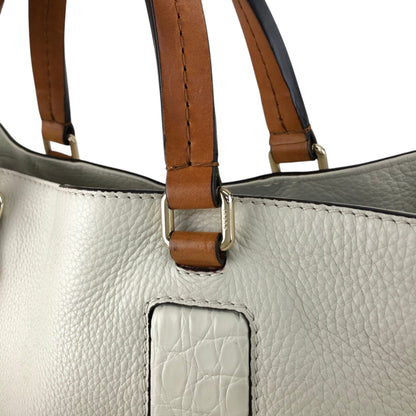 GUCCI Logo Totebag Ivory×Brown Vintage rc7r6c
