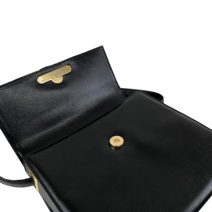 Christian Dior CD Logo Shoulder bag Black Vintage 28ek6f