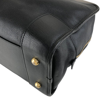 LOEWE Amazona Anagram Small Boston bag Handbag Black Vintage 8itnhz