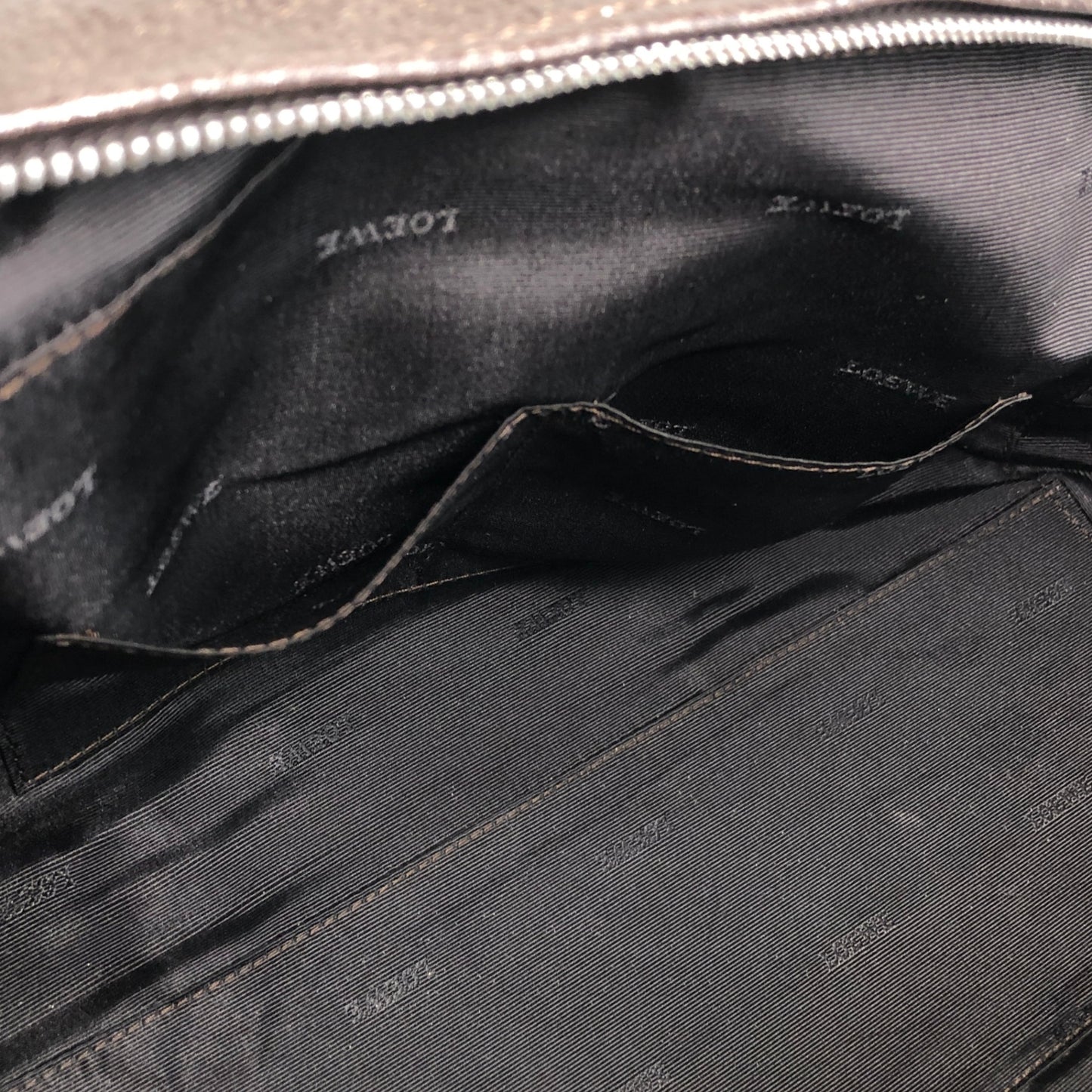 LOEWE Amazona28 Anagram Handbag Boston bag Brown Vintage hyvv3u