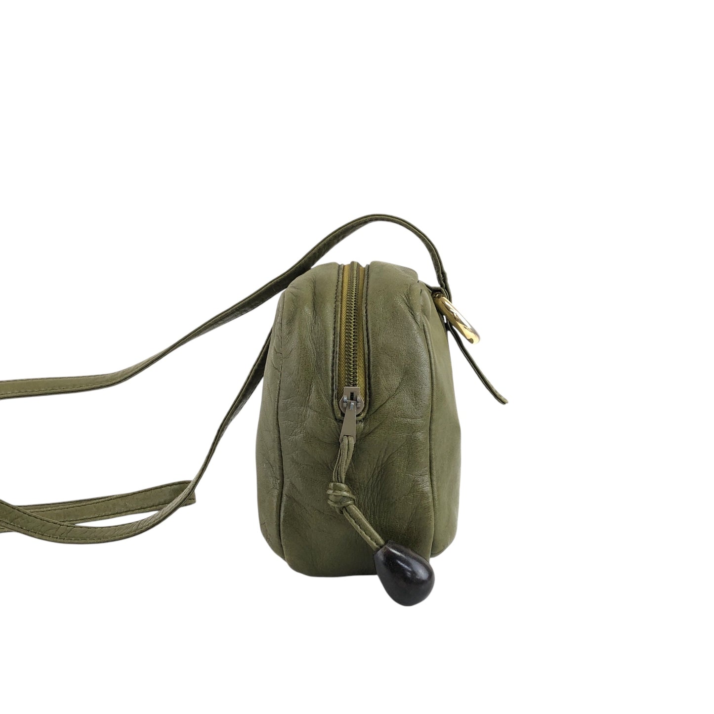 LOEWE Anagram Shoulder bag Khaki Vintage 3fvsx5