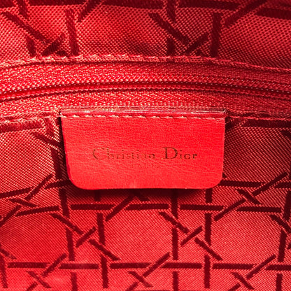 Christian Dior Cannage Charm Two-way Handbag Shoulder bag Black Vintage krzz87