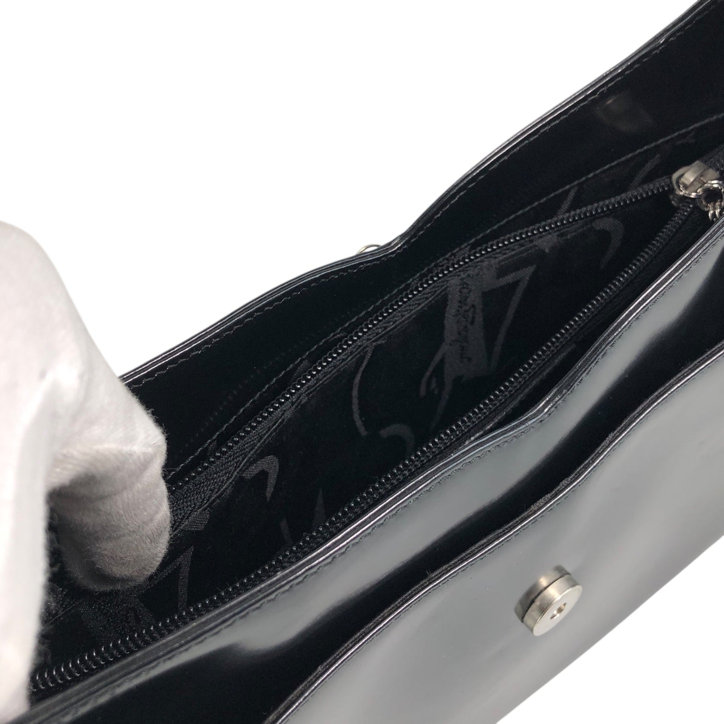 Salvatore Ferragamo Shoulder bag Black Vintage ccacbp