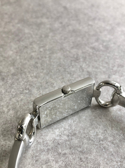 GUCCI Watch Silver Vintage wzzdan