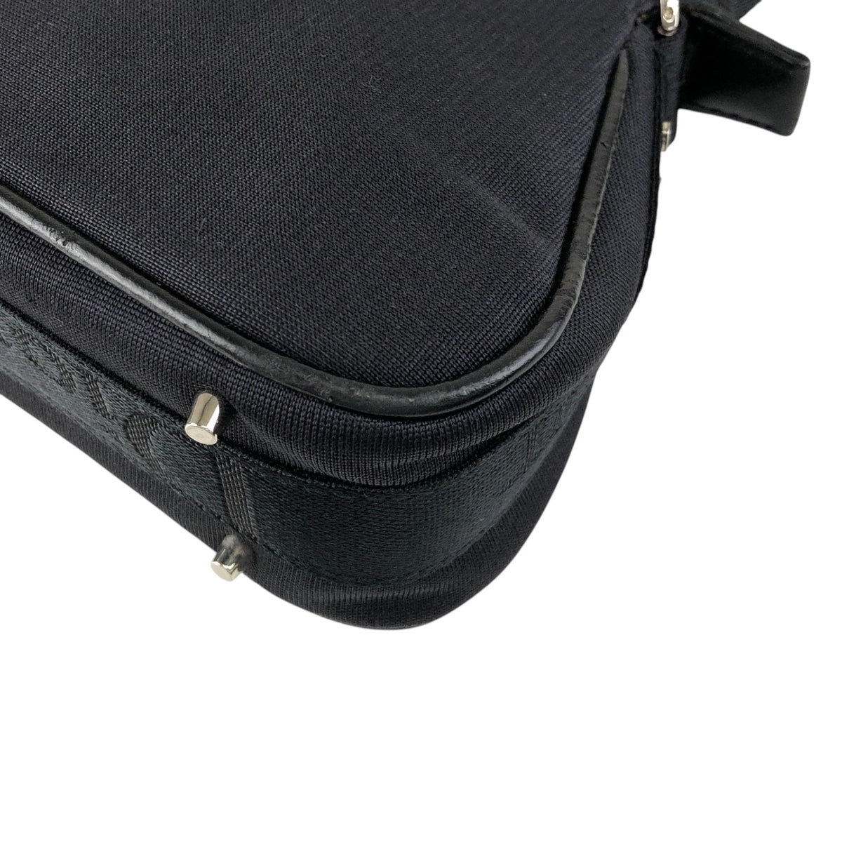 Christian Dior Logo Stone Shoulder bag Black Vintage 3ta7w7