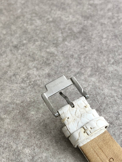CELINE Quartz Watch White Vintage x4tfzi