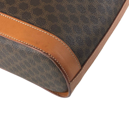 CELINE Macadam Blason Handbag Totebag Brown Vintage 8jw5jg