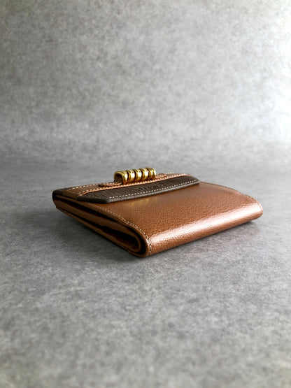 LOEWE Velazquez Folded Wallet Brown Vintage cdxapn