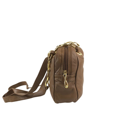 LOEWE Anagram Shoulder bag Brown Vintage 4a627g