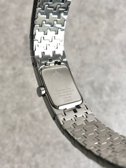 Christian Dior Quartz Watch Silver D96-100 Vintage trgiep