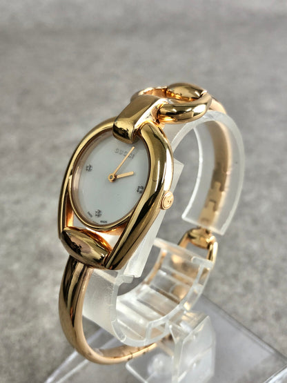 GUCCI Horse Bit Watch Gold Vintage rghnf7