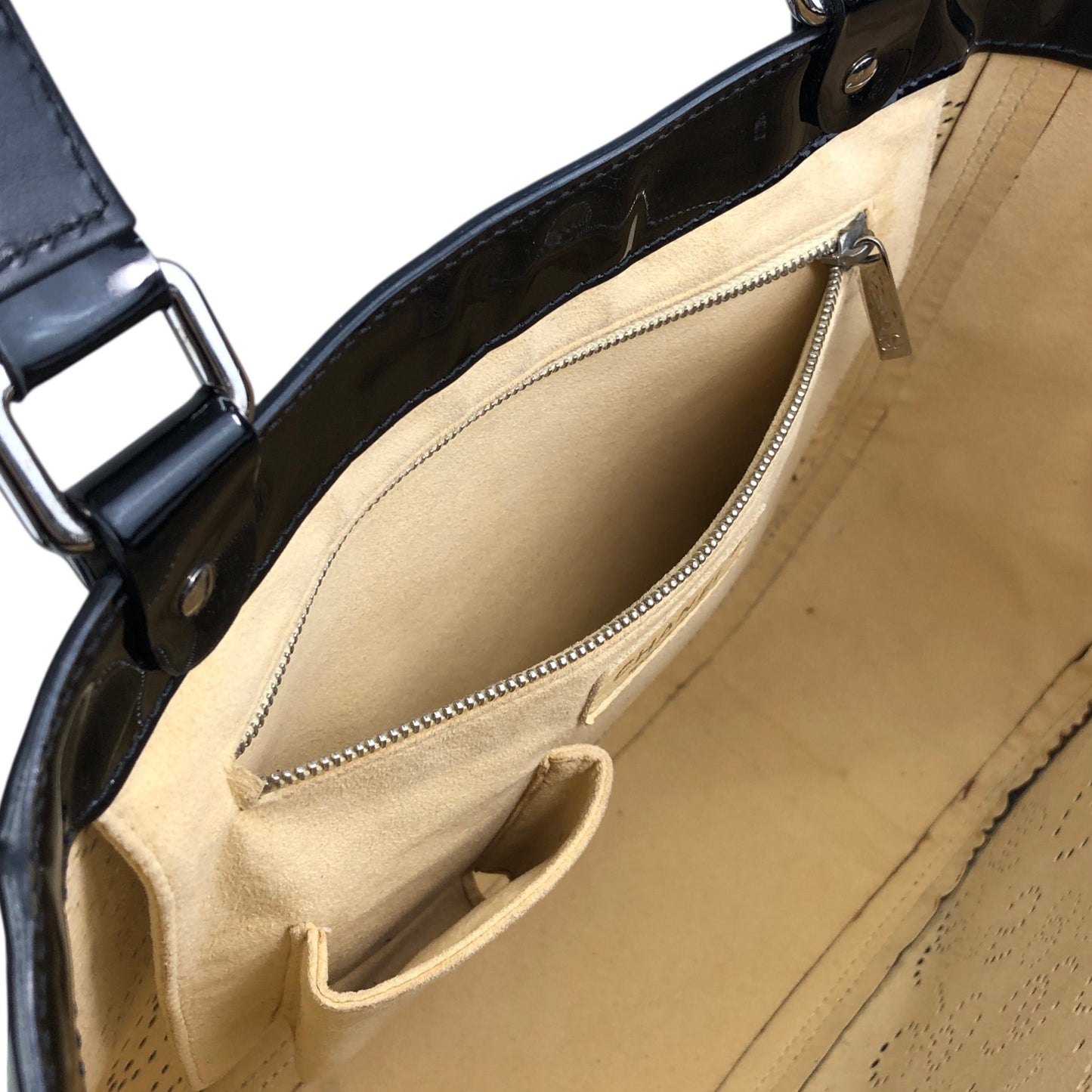 CHANEL Coco Mark Totebag Black Vintage xpyt38