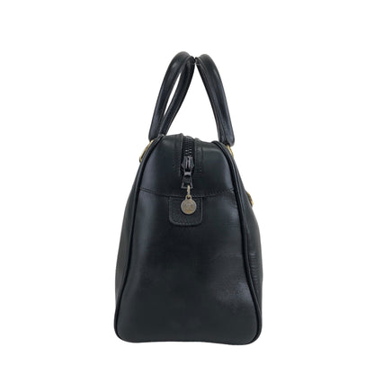 CELINE Blason Handbag Boston bag Black Vintage pva3th