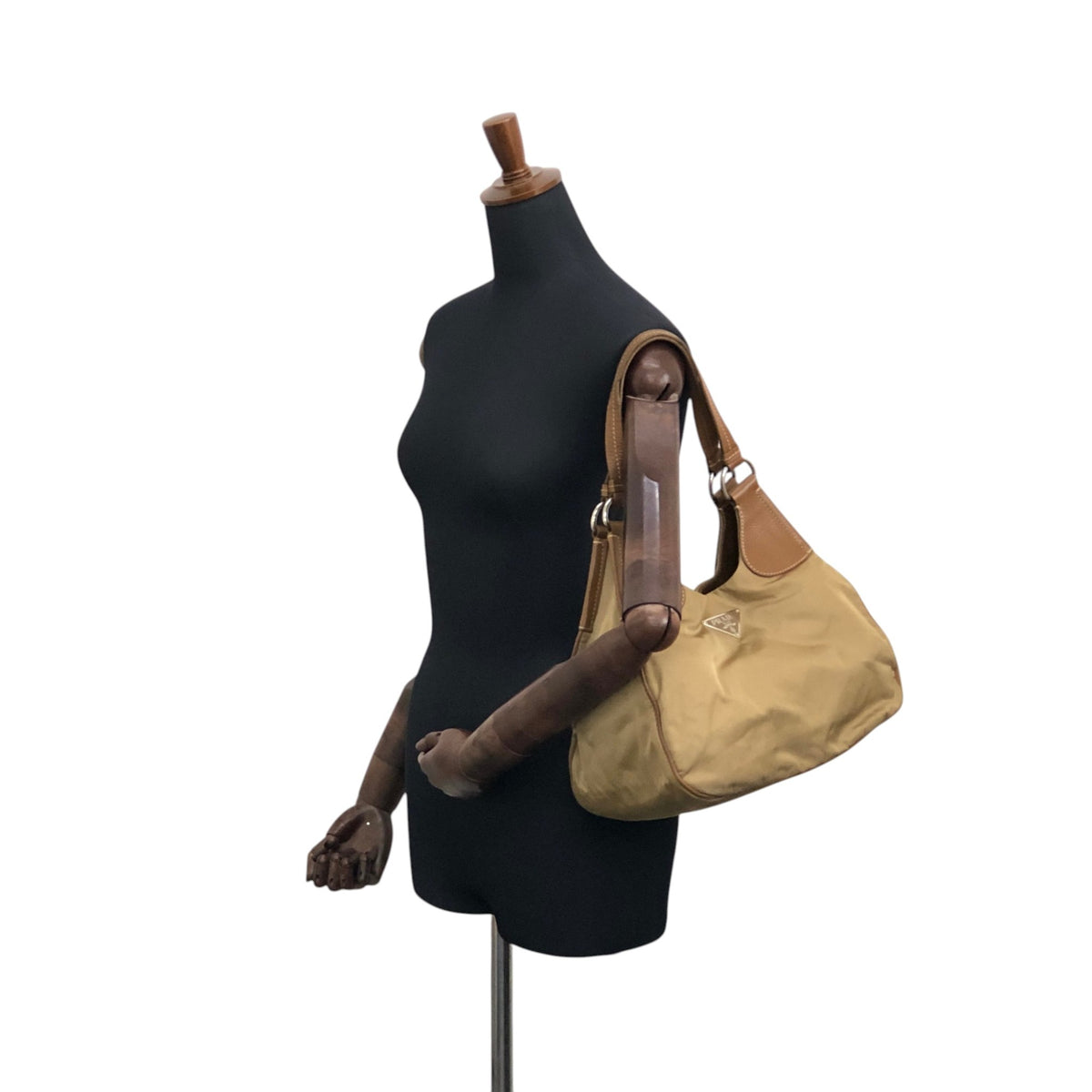PRADA Triangle Logo Shoulder bag Beige,Camel Vintage yiub4m