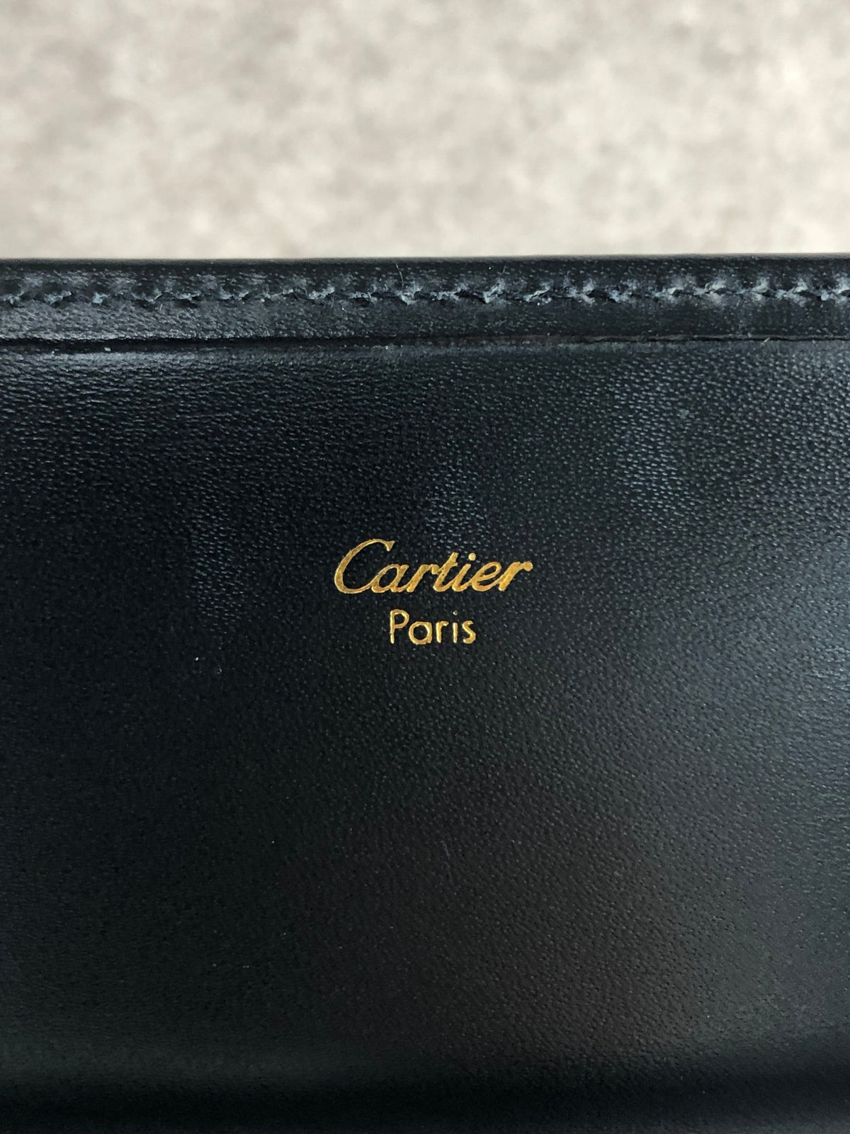 Cartier Long Wallet Navy Vintage rtcbar