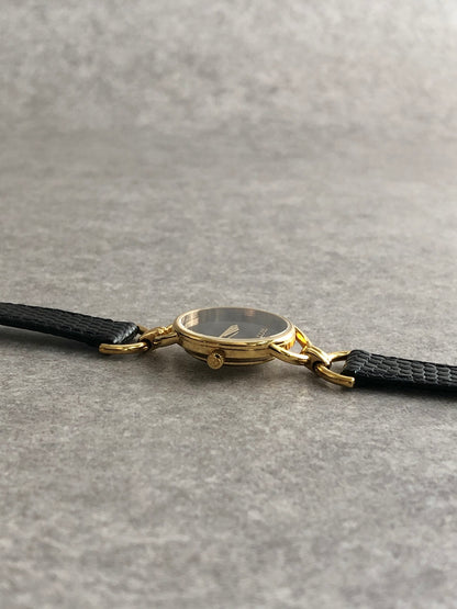 GUCCI Quartz Watch Black 6000.2l Vintage x5a7k2