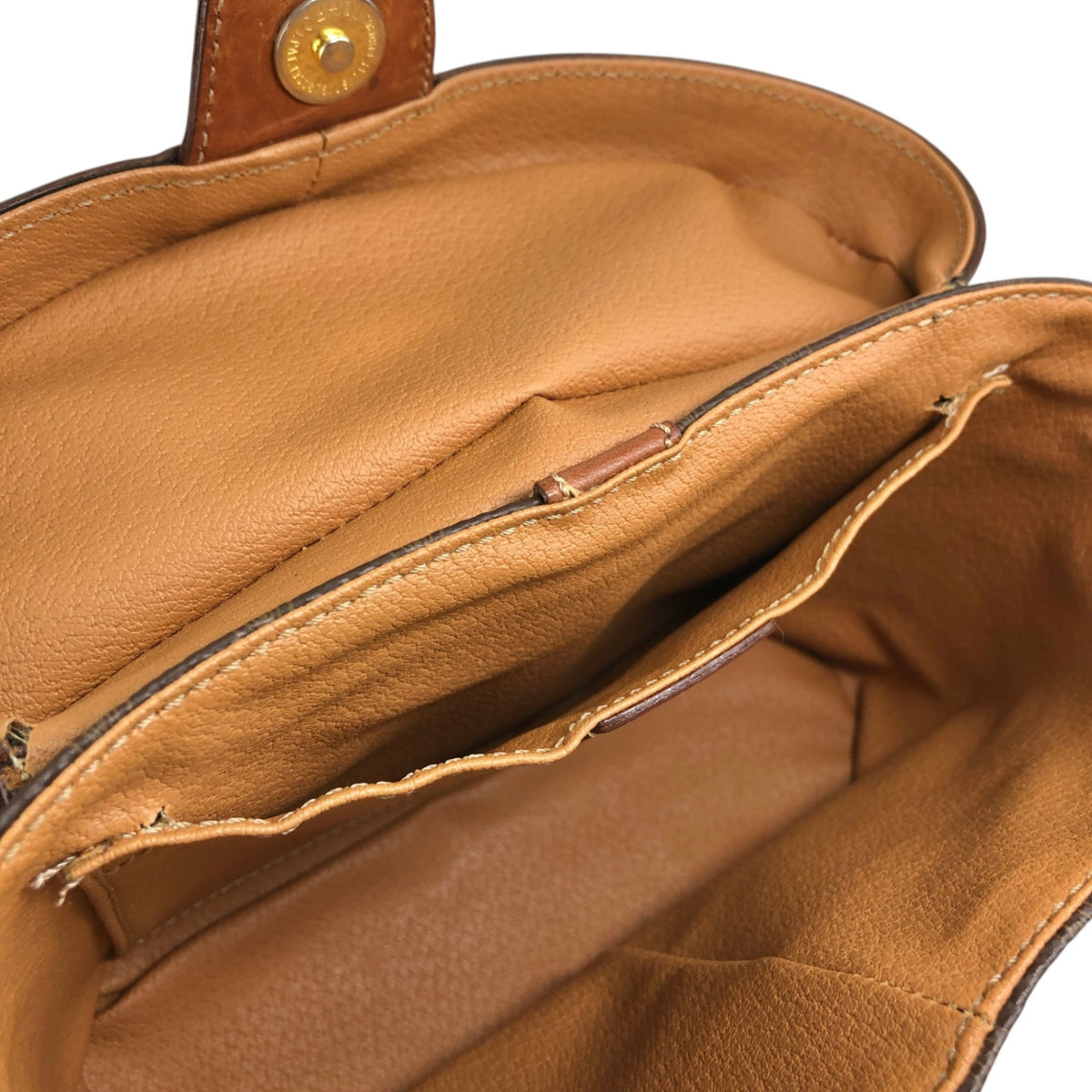 CELINE Macadam Blason Two-way Vanity bag Shoulder bag Brown Vintage me53ak
