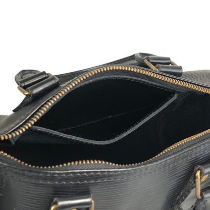 LOUIS VUITTON Epi Handbag Boston bag Black Vintage bria3m