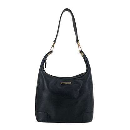 GUCCI Logo Shoulder bag Black Vintage mahiw3