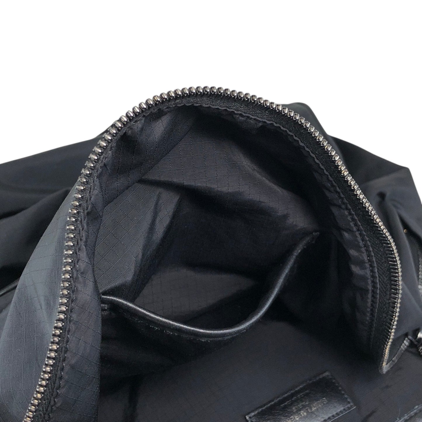 Yves Saint Laurent Logo Backpack Black Vintage 7tw3dp