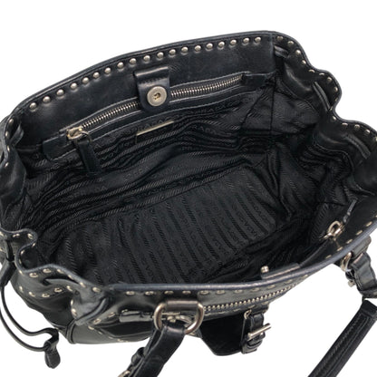 PRADA Totebag Black Vintage dgrztj