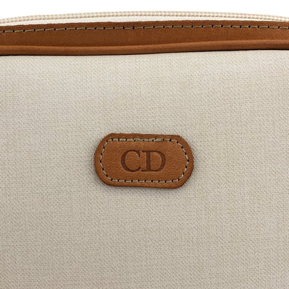 Christian Dior Logo Shoulder bag White Vintage xi7jwf