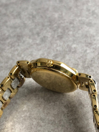 Christian Dior Logo Octagon Quartz Watch Gold D48⁻133 Vintage y8i88y