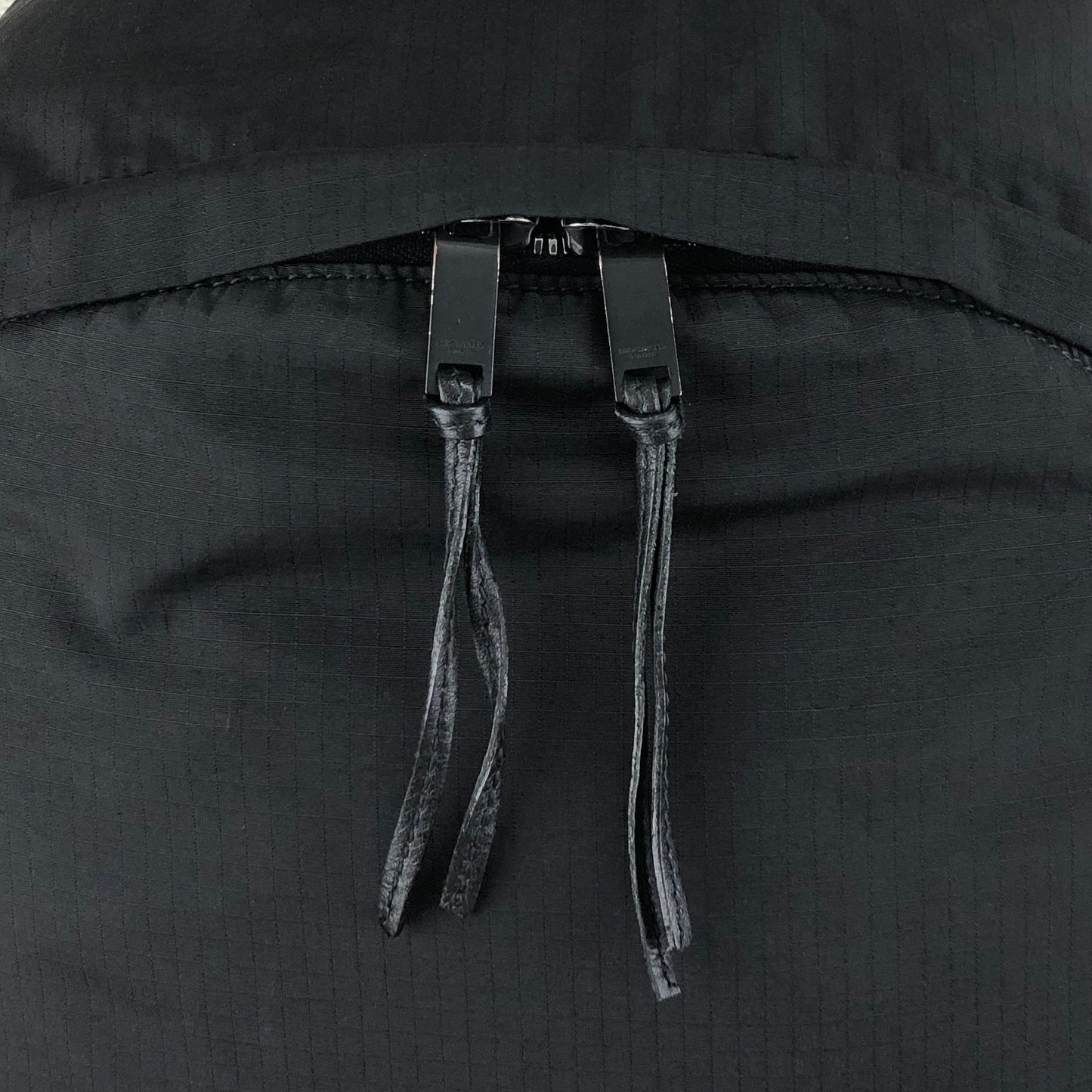 Yves Saint Laurent Logo Backpack Black Vintage 7tw3dp
