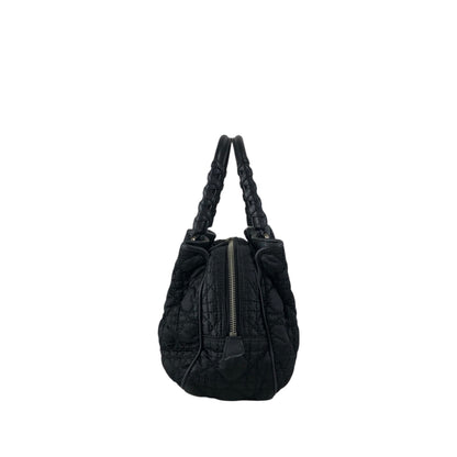 Christian Dior Charm Handbag Black Vintage ks7pis