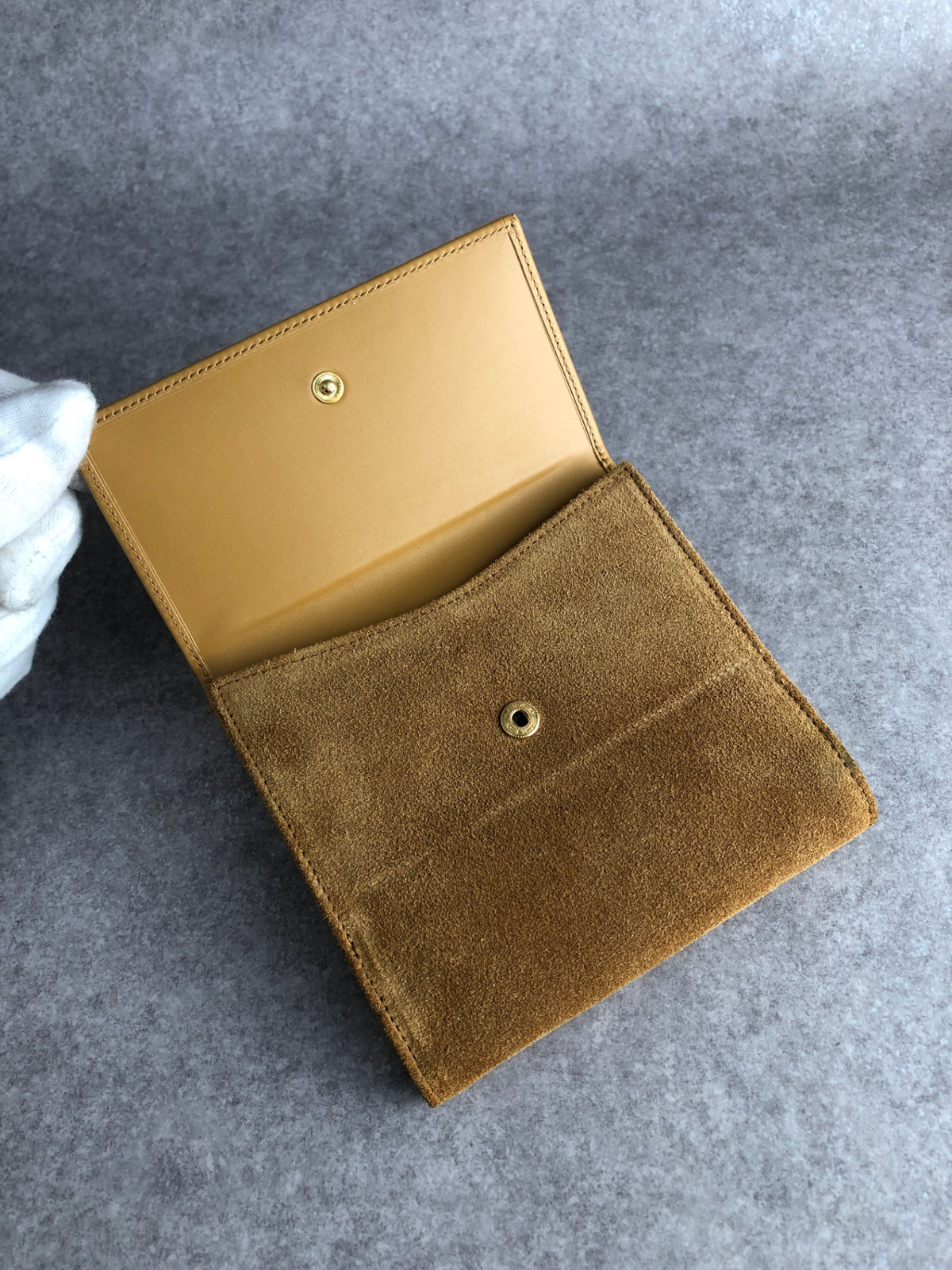 GUCCI Jackie Folded Wallet Brown Vintage izy4bh