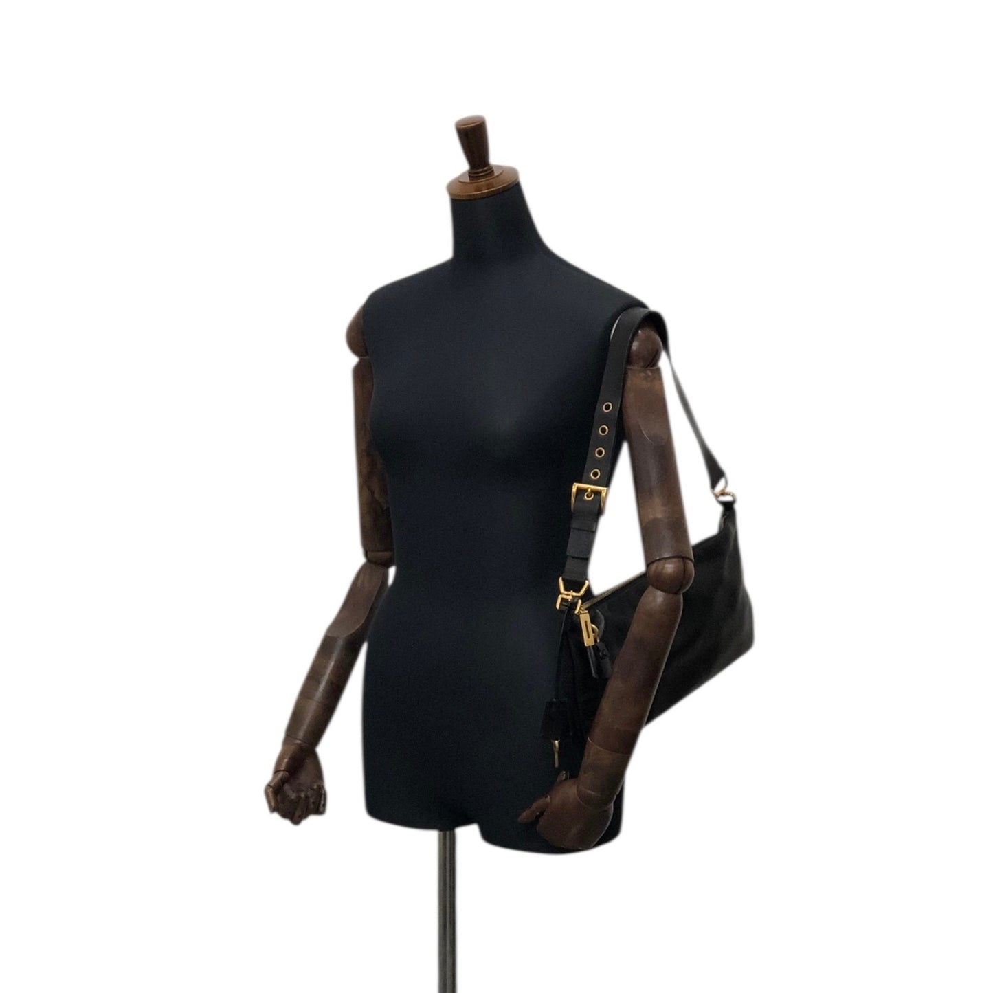 PRADA Shoulder bag Black Vintage chvuhk