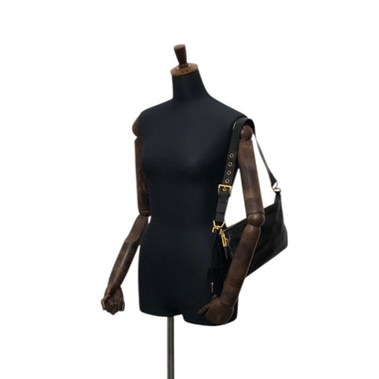 PRADA Shoulder bag Black Vintage chvuhk