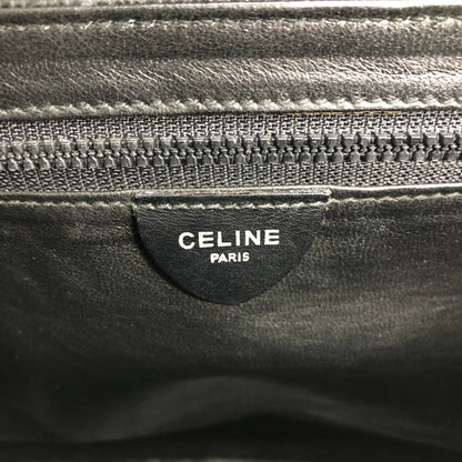 CELINE Horse Carriage Shoulder bag Black Vintage j6gpmd